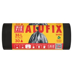 ALUFIX Garbage bags Economy HDPE 49x60cm black 35L/30pcs