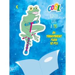 Öntapadó füzet- és könyvborító, A4, COOL BY VICTORIA, víztiszta, 10db/csom