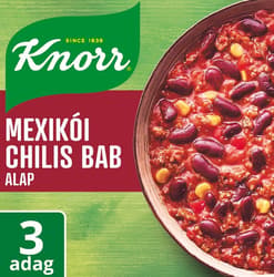 Knorr Fix mexikói chilis bab alap