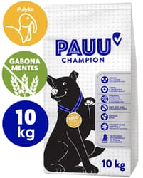 Pauu grain-free kibble with fresh turkey for dogs