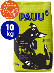 Pauu kibble with beef and poultry for dogs