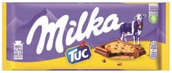 Milka Tuc alpesi tejcsokoládé sós krékerrel