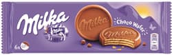 Milka Choco Wafer kakaós krémmel töltött ostya alpesi tejcsokoládéval mártva 5 Db