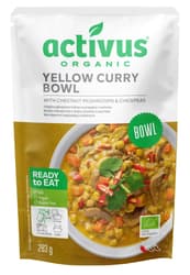 Auga BIO Yellow Curry Bowl with Mushrooms and Chickpeas