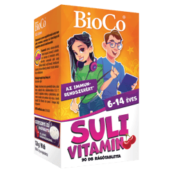 BioCo Suli vitamin cseresznyés rágótabletta 90 db