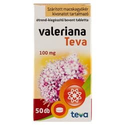 Valeriana TEVA 100mg bevont tabletta 50 db