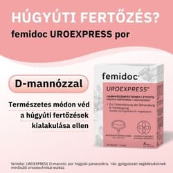 Femidoc Uroexpress D-mannóz por húgyúti panaszokra tasakban 14 db