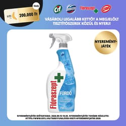 Flóraszept fürdőszobai vízkőoldó és tisztító spray, 750 ml