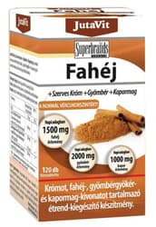 JutaVit Fahéj+Szerves Króm+Gyömbér+Kapormag filmtabletta 120 db