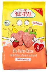 FruchtBar Bio zab keksz eper, banán 8 hónapos kortól