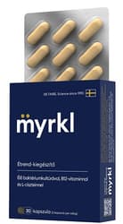 Myrkl Étrend-kiegészítő kapszula élő baktériumkultúrával, B12-vitaminnal és L-ciszteinnel 15 adag