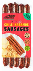 Plenty Reasons Meatless Chili Cabanossi Sausages