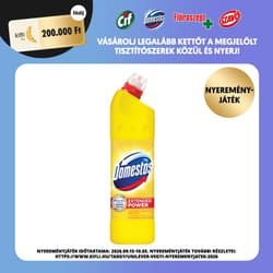 Domestos Extended Power Citrus Fresh fertőtlenítő hatású folyékony tisztítószer, 750 ml