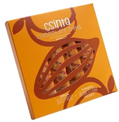 Csinta Chocolate Thins Sárgabarackos csokoládé szeletek (5db-os)