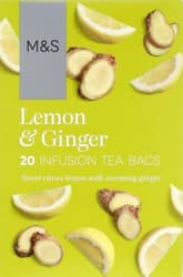 Marks & Spencer Lemongrass, ginger and lemon tea, 20 tea bags