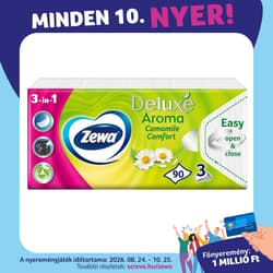 Zewa Deluxe Camomile Comfort illatosított papír zsebkendő 3 rétegű