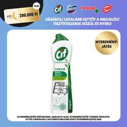 Cif Cleanboost Original súrolókrém mikrokristályokkal makacs szennyeződésekre, 500 ml