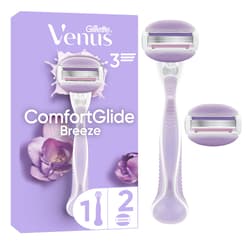 Gillette Venus ComfortGlide Breeze Női Borotva 2 db Borotvabetéttel