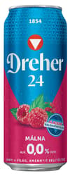 Dreher 24 mix of raspberry flavored drink and non-alcoholic beer
