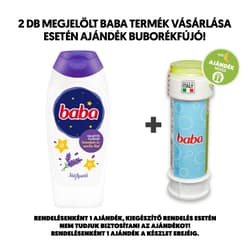 Baba Levendula és vanília illatú nyugtató tusfürdő, 400 ml