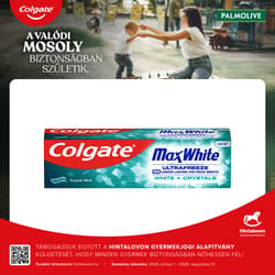 Colgate Max White White Crystals fogfehérítő fogkrém
