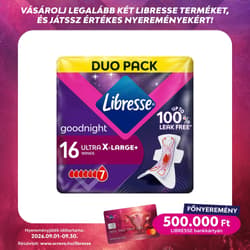 Libresse Ultra+ X-Large Goodnight sanitary napkins with wings
