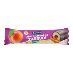 Cornexi GM zabrudi - sárgabarackos töltelékkel töltött csokoládés zabrúd, kakaós bevonattal