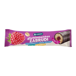 Cornexi GM zabrudi - málnás töltelékkel töltött csokoládés zabrúd, kakaós bevonattal