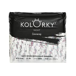 Kolorky Night Unikornis Öko pelenka L (8-13kg) 4-es méret