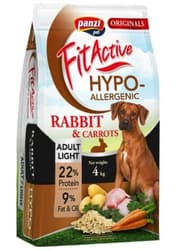 FitActive Originals Adult Light hipoallergén száraztáp súlyproblémás felnőtt kutyáknak, nyúl-répa