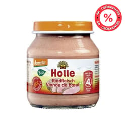 Holle Bio Marhahús üveges bébiétel 5 hónapos kortól, demeter
