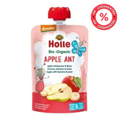 Holle Bio Apple Ant - Tasak alma, banán körtével 6 hónapos kortól, demeter