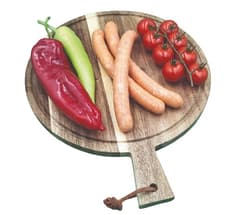 Breier Farm's BBQ sausage with cheese