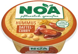 NOA Vegetable Chickpea Spread with Sesame Paste and Dates and Curry