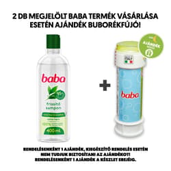 Baba sampon zöld tea kivonattal zsíros hajra, 400 ml