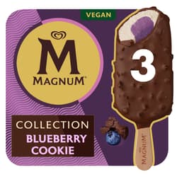 Magnum Multipack Jégkrém Vegan Blueberry Cookie (3x90ml)