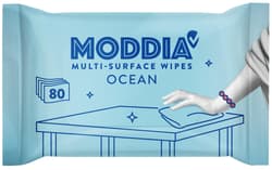 Moddia univerzális háztartási nedves törlőkendő, Ocean