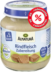 Alnatura BIO marhahús pép 5 hónapos kortól