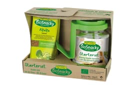 Rapunzel bioSnacky Csíráztató kezdő készlet (üvegedény + 4-féle mag)