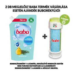 Baba antibakteriális folyékony krémszappan utántöltő eukaliptusszal, 500 ml