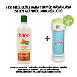 Baba 2in1 sampon és balzsam mandulaolajjal minden hajtípusra, 400 ml