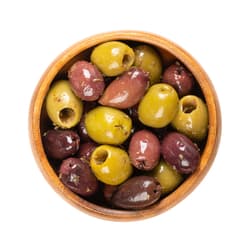 BELLA ITALY PITTED green and black olives MIX 140G