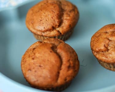 Banana cocoa muffin