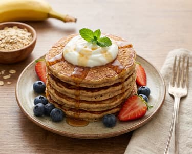 Oatmeal Banana Pancakes
