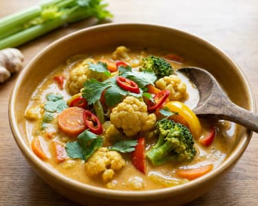 Zöldség curry