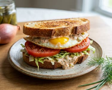 The perfect breakfast sandwich
