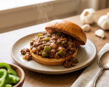Sloppy Joe burger