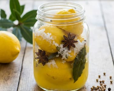 Salt-preserved lemon