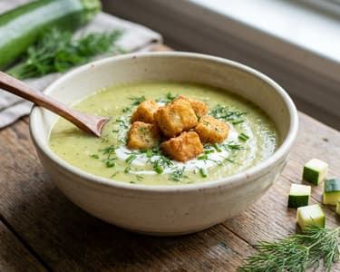 Cold Pumpkin Soup with Catfish Fillet