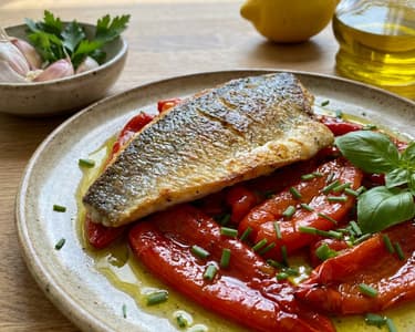 Roasted Sea Bream Fillet with Paprika